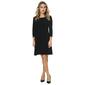 Womens MSK Solid 3/4 Sleeve Solid Shift Dress - image 1