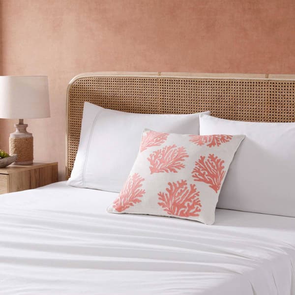 Tommy Bahama Coral Island Textured Square Pillow