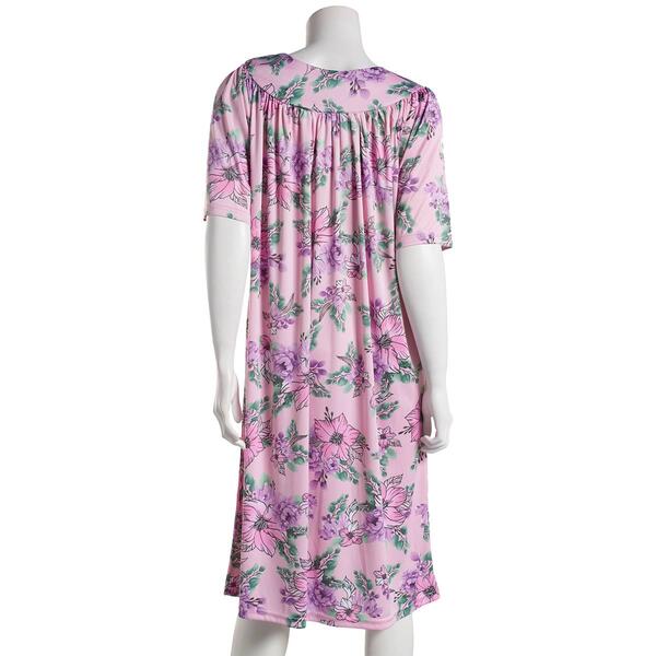 Womens Casual Time Floral Dreams Poly Nightgown
