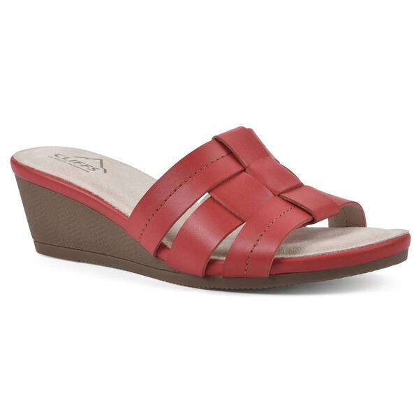 Womens Cliffs by White Mountain Candyce Wedge Sandals - image 