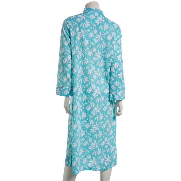 Petite Jasmine Rose Long Sleeve Tulip Zip Robe