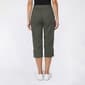 Womens Napa Valley Solid 3-Bar Hem Detail Capris - image 3