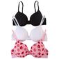 Juniors Juicy Couture 3pk. Strawberry Push Up Bras JC4002-3PKBJ - image 1