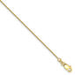 Gold Classics&#40;tm&#41; 10kt. 0.80mm Spiga Pendant Chain Bracelet - image 1