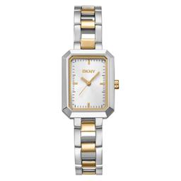 Womens DKNY Uptown Midi Two-Tone Bracelet Watch - DK1L009M0035