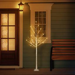 Puleo International 6ft. Artificial Twig Trees - Set of 2