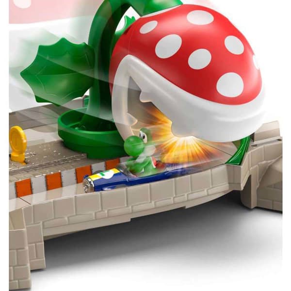 Hot Wheels Mario Kart Piranha Plant Track Set