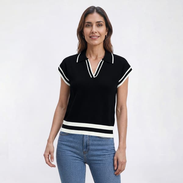 Womens Rio & Rian Extended Tipped Cascade Sleeve Sweater