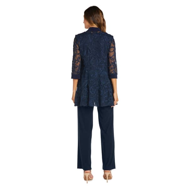 Petite R&M Richards 2pc. Soutache Jacket and Pantsuit