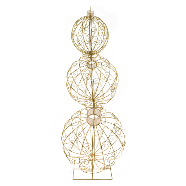 Northlight Stacked Christmas Ornaments Outdoor Décor