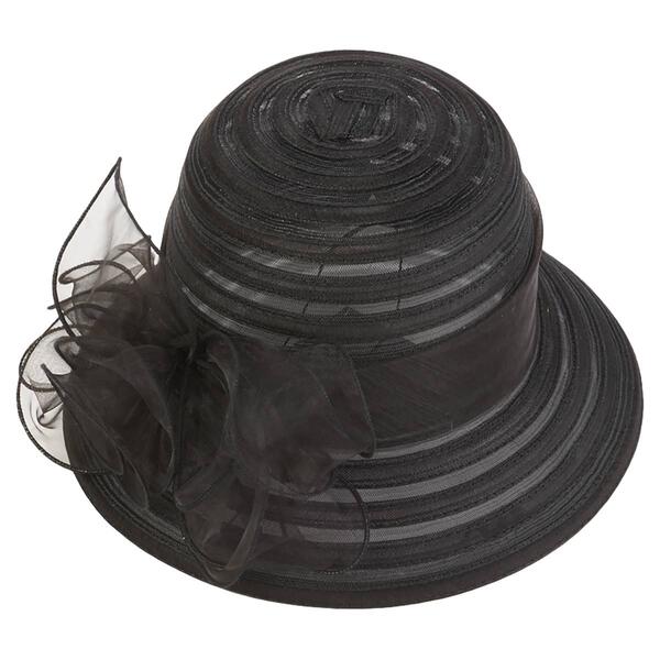 Womens Bellissima Millinery Collection Sheer Cloche Hat - image 