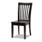 Baxton Studio Zala Dark Brown Wood 5pc. Dining Set - image 2