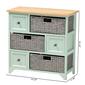 Baxton Studio Valtina Two-Tone Wood 3-Drawer Storage Unit - image 8
