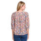 Petite Multiples 3/4 Sleeve Shirred Neck Crinkle Blouse - image 2