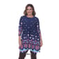 Plus Size White Mark Lucy Medallion Print Tunic - image 10