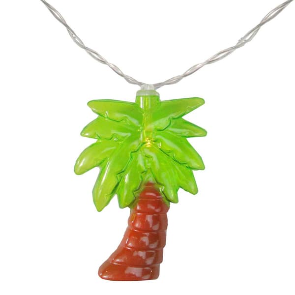 Northlight Seasonal 10pk. Palm Tree Summer LED String Lights