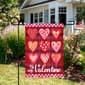 Northlight Seasonal Be My Valentine Plaid & Heart Garden Flag - image 3