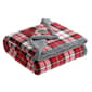 Eddie Bauer Parkwood Plaid Plush-Fleece Reversible Throw - image 1