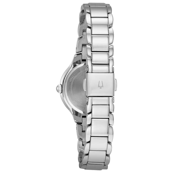 Womens Bulova Classic Silver-Tone Bracelet Watch - 96L215