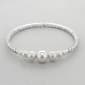 Rosa Rhinestones Pearl Center Cuff Bracelet - image 1