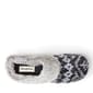 Womens Dearfoams&#174; Print Cani Chenille Clog Slippers - Black - image 3