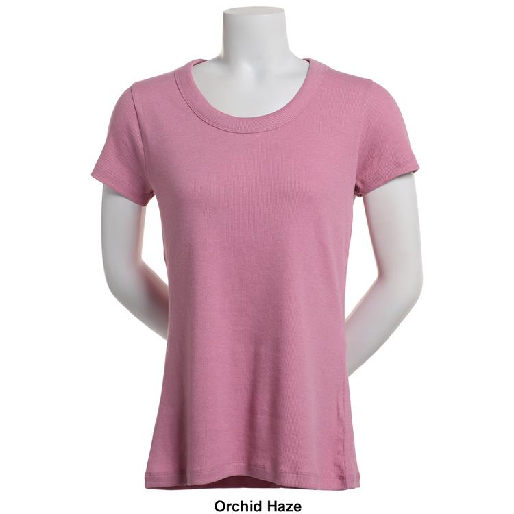 Plus Size Architect® Cap Sleeve Scoop Neck Tee