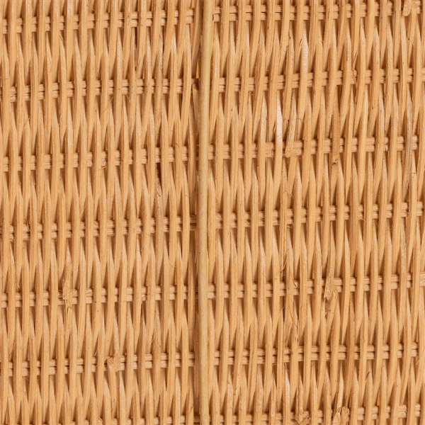 bali & pari Reya Natural Rattan Footstool
