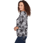 Petite Ruby Rd. Bali Bliss Monotone Palms Puff Print Side Tie Top - image 4