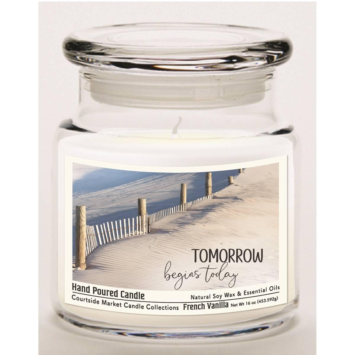 Courtside Market® Tomorrow 16oz. French Vanilla Jar Candle