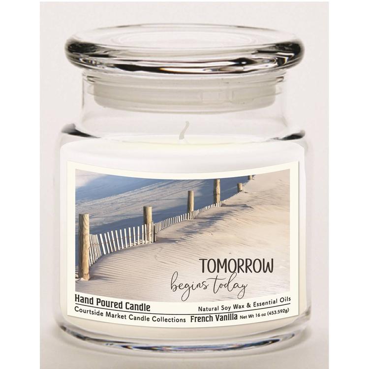 Courtside Market(R) Tomorrow 16oz. French Vanilla Jar Candle