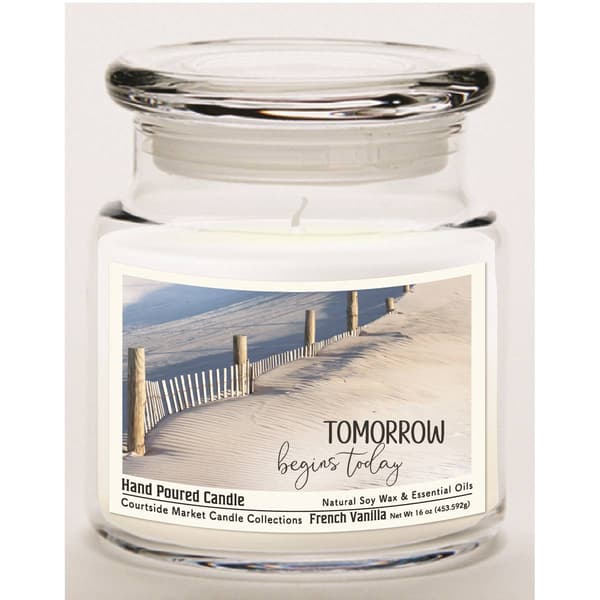 Courtside Market(R) Tomorrow 16oz. French Vanilla Jar Candle