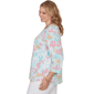 Plus Size Ruby Rd. Renaissance Romance Blooming Floral Blouse - image 3