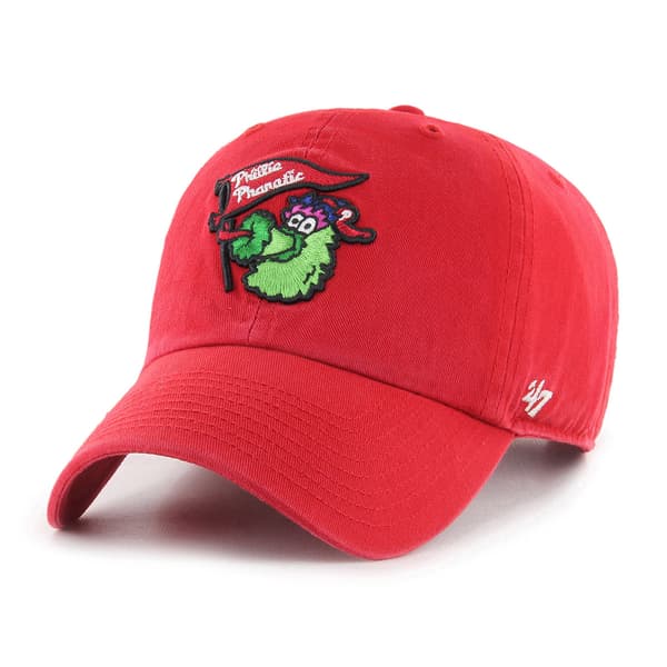 Mens ''47 Brand Philadelphia Phillies Phanatic Clean Up Cap - Red - image 