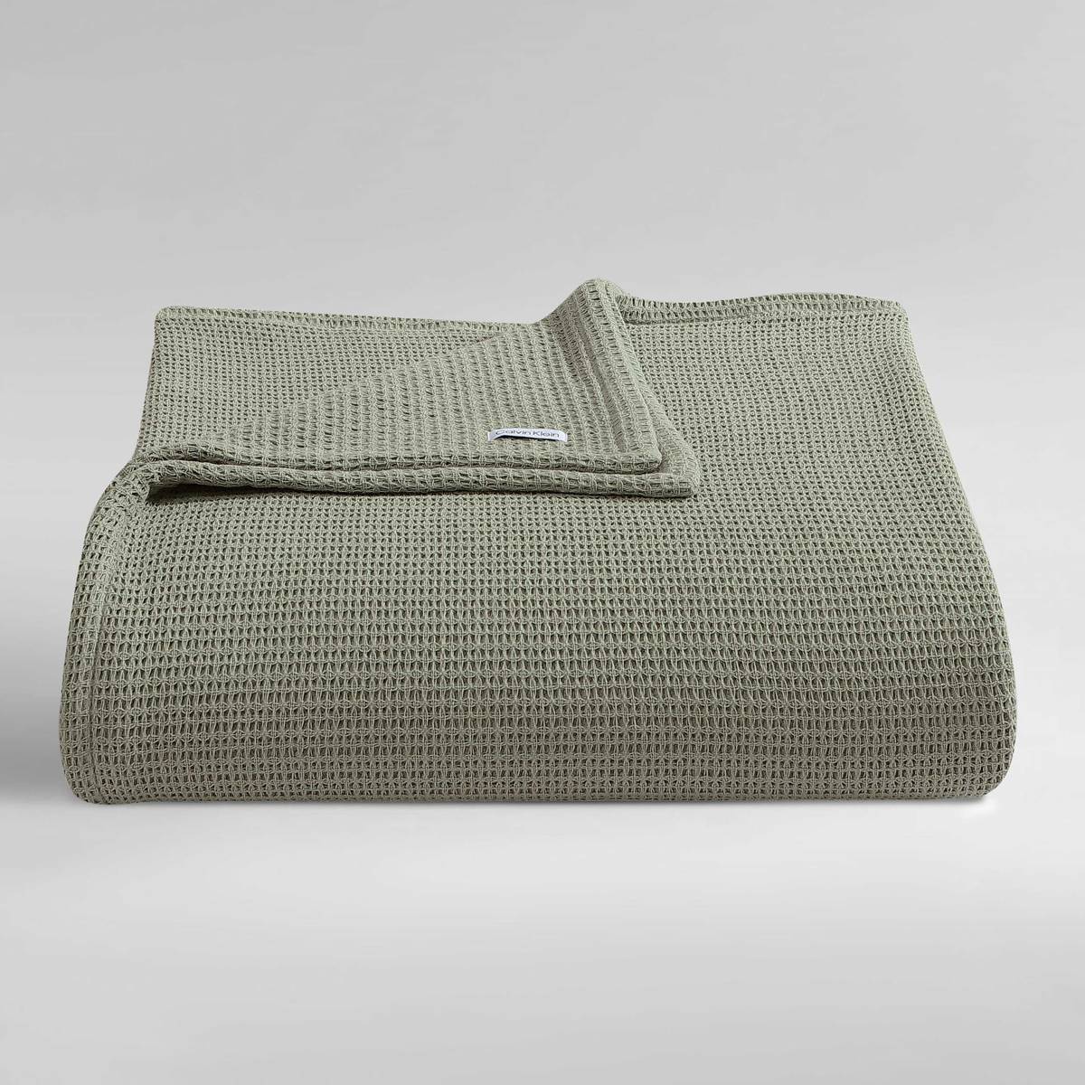 Open Video Modal for Calvin Klein Honeycomb Cotton Blanket