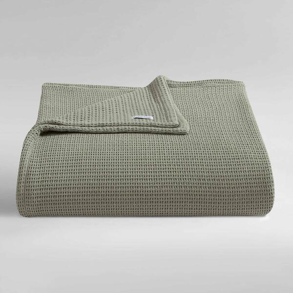 Calvin Klein Honeycomb Cotton Blanket - image 
