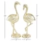 9th & Pike&#174; Gold Metal Flamingo Sculptures - Set of 2 - image 7