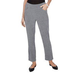 Petite Alfred Dunner Vail Pull On Slim Fit Corduroy Pants