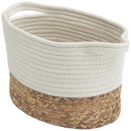Bombay Cotton Rope/Water Hyacinth Shelf Tote - Extra Small