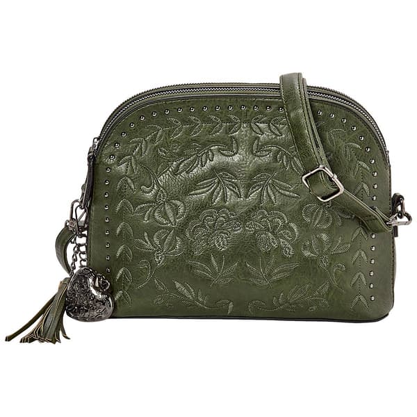 Sam & Hadley Embroidered Dome Cross Crossbody - image 