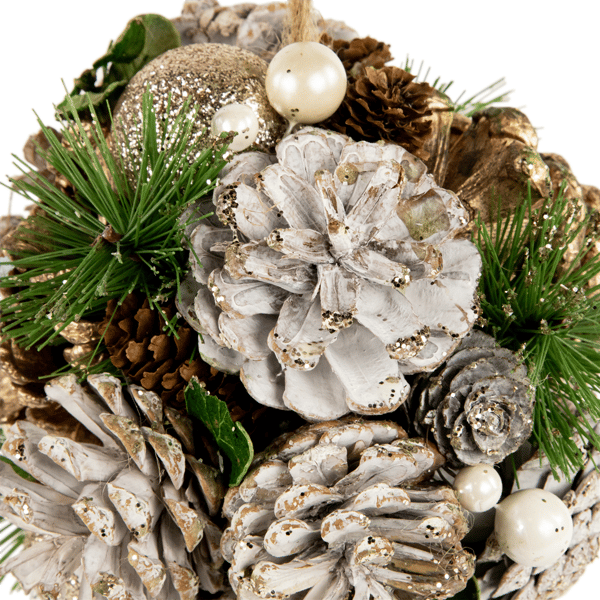 Northlight Pine Needle & Pinecones Christmas Ball Ornament