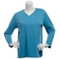 Womens Hasting &amp; Smith Solid Long Sleeve V-Neck Tee - image 1