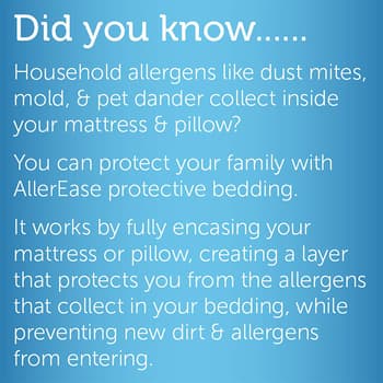 Allerease® Waterproof Allergy Protection Zippered Mattress Protector,  White, Full - Yahoo Shopping