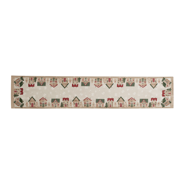 Avanti Avanti Linens Gingerbread Village Runner - 72in. - image 