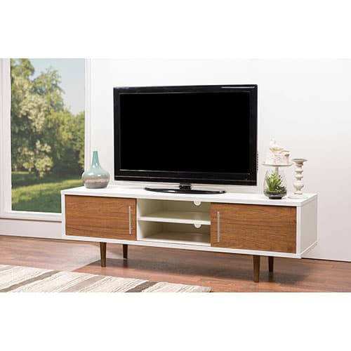 Baxton Studio Gemini Wood Contemporary TV Stand - image 