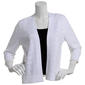 Womens 89th & Madison 3/4 Length Sleeve Solid Cardigan - image 1
