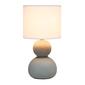 Simple Designs Stone Age Table Lamp w/Drum Shade - image 1