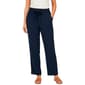 Womens Chloe & Jasmine Pull On Solid Smocked Tie Waist Pants - image 1