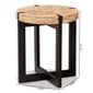 Baxton Studio Horace Natural Brown Finished Wood End Table - image 6