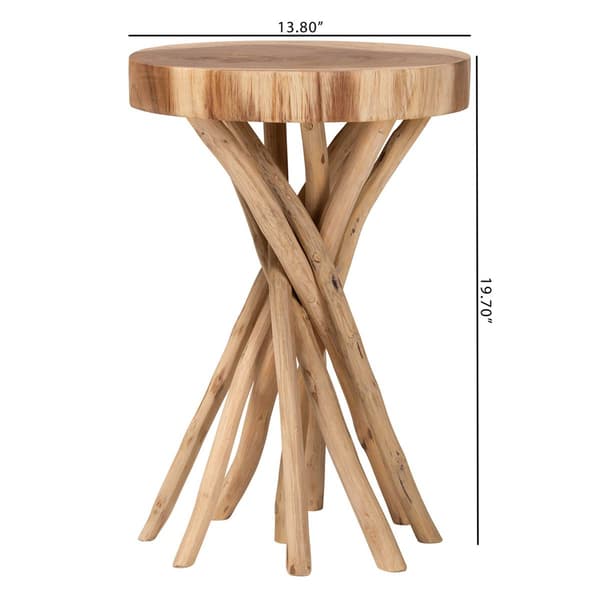 bali & pari Idoya Liberte Natural Teak End Table