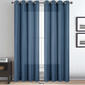 Modern Antiquity Faux Linen Grommet Panel Curtain - image 4